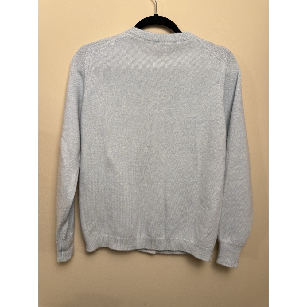McCulley's 100% Cashmere Gold Buttons Cardigan Sweater Small - Picture 2 of 6